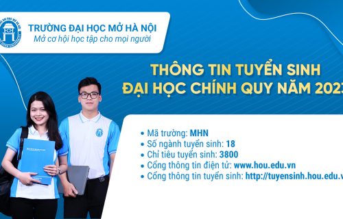 Trường Đại học Mở Hà Nội công bố Đề án tuyển sinh năm 2023