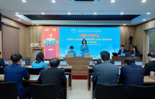 Trường Đại học Mở Hà Nội tổ chức Hội nghị đại biểu viên chức, người lao động năm 2025 – Dấu ấn một năm đoàn kết, đổi mới và phát triển