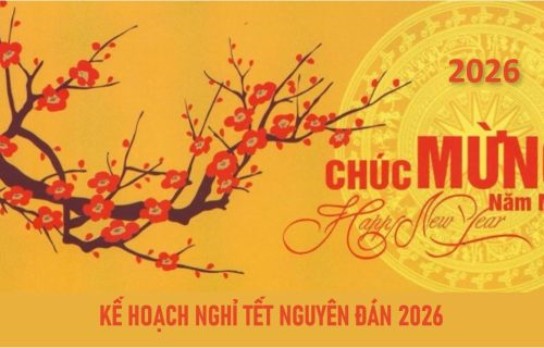 Thông báo về việc nghỉ Tết nguyên đán Bính Ngọ năm 2026