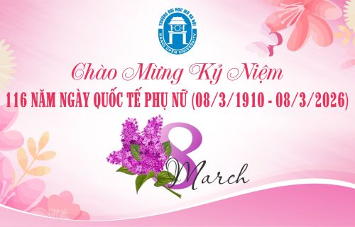 Chào mừng 116 năm ngày Quốc tế Phụ nữ 8-3 (8/3/1910 – 8/3/2026)