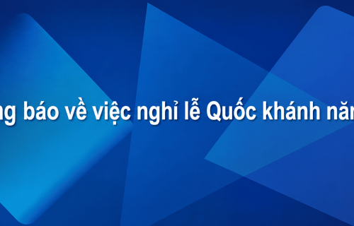 Thông báo về việc nghỉ lễ Quốc khánh năm 2026