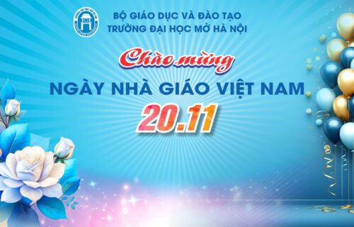 Thư chúc mừng của Hiệu trưởng chào mừng ngày Nhà giáo Việt Nam 20-11