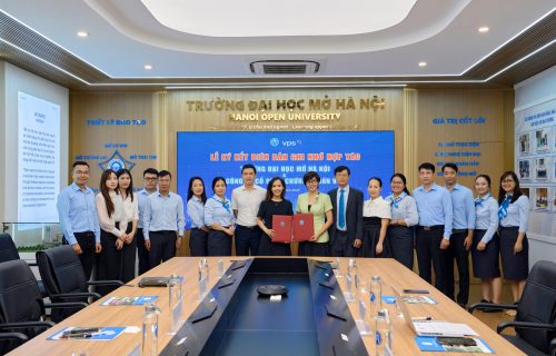 Lễ ký kết Biên bản ghi nhớ hợp tác giữa Trường Đại học Mở Hà Nội và Công ty Cổ phần Chứng khoán VPS